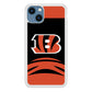 AFC Cincinnati Bengals Black Orange iPhone 13 Case