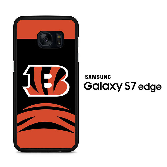 AFC Cincinnati Bengals Black Orange Samsung Galaxy S7 Edge Case