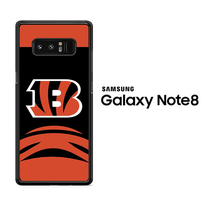 AFC Cincinnati Bengals Black Orange Samsung Galaxy Note 8 Case