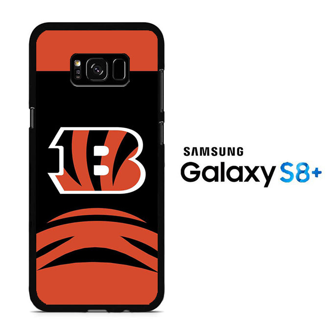 AFC Cincinnati Bengals Black Orange Samsung Galaxy S8 Plus Case
