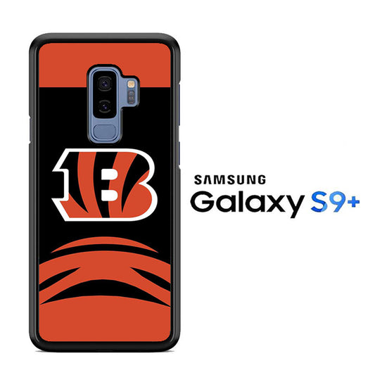 AFC Cincinnati Bengals Black Orange Samsung Galaxy S9 Plus Case