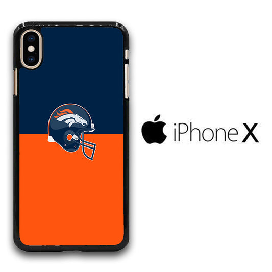 AFC Denver Broncos Helmet iPhone X Case