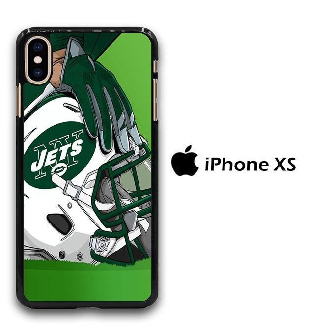 AFC New York Jets Helmet iPhone Xs Case - ezzyst
