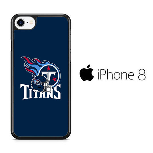 AFC Tennessee Titans Logo Helmet iPhone 8 Case