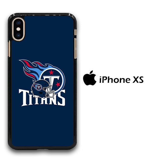 AFC Tennessee Titans Logo Helmet iPhone Xs Case
