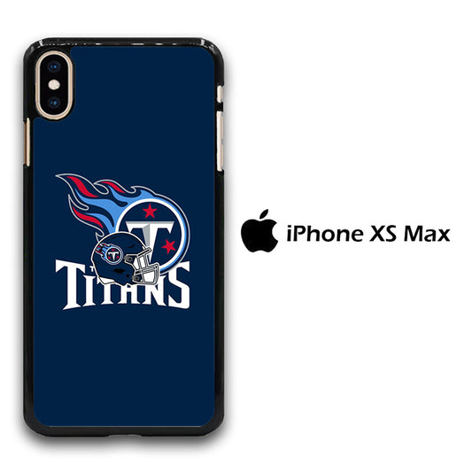 AFC Tennessee Titans Logo Helmet iPhone Xs Max Case