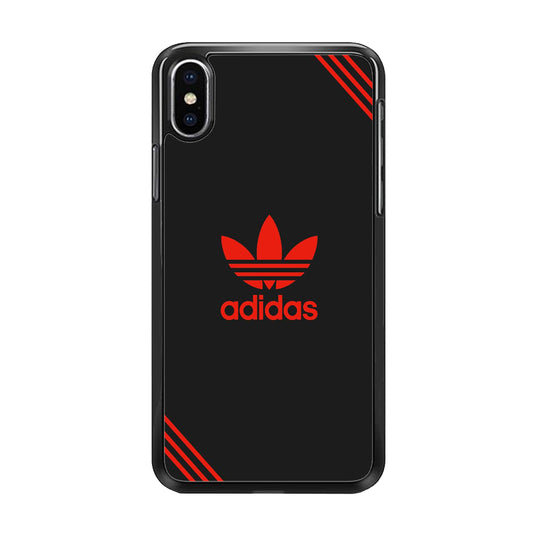Adidas Black Valvet iPhone Xs Case