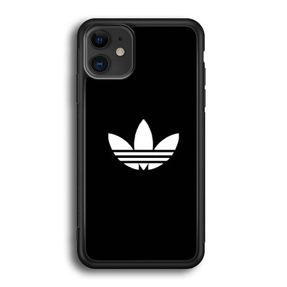 Adidas Black White Logo iPhone 12 Case