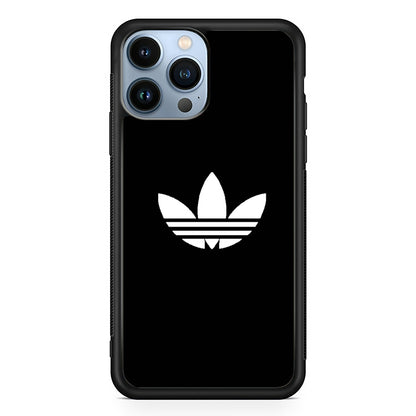 Adidas Black White Logo iPhone 13 Pro Case