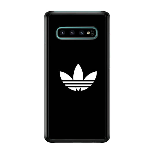 Adidas Black White Logo Samsung Galaxy S10 Plus Case