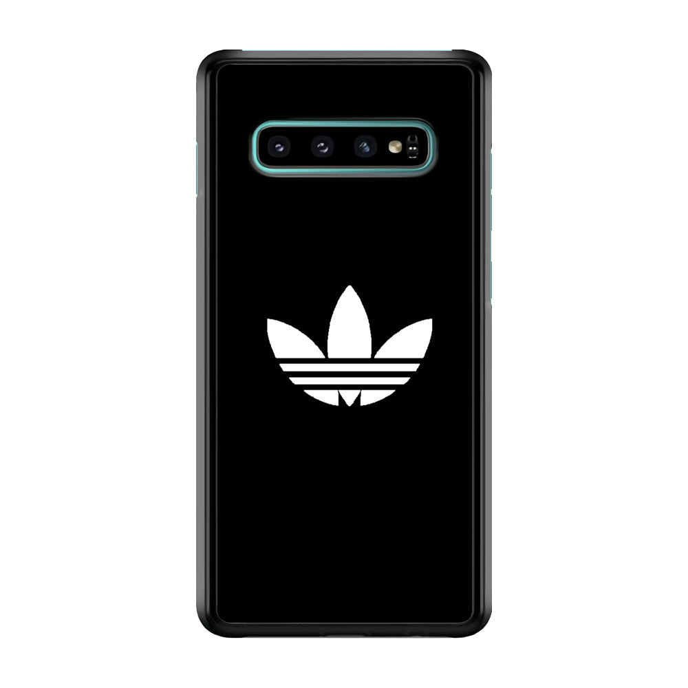 Adidas Black White Logo Samsung Galaxy S10 Case