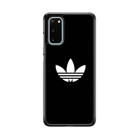 Adidas Black White Logo Samsung Galaxy S20 Case