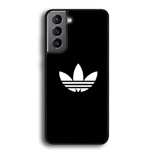 Adidas Black White Logo Samsung Galaxy S21 Case