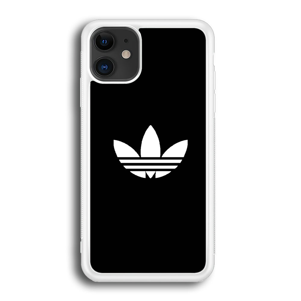 Adidas Black White Logo iPhone 12 Case