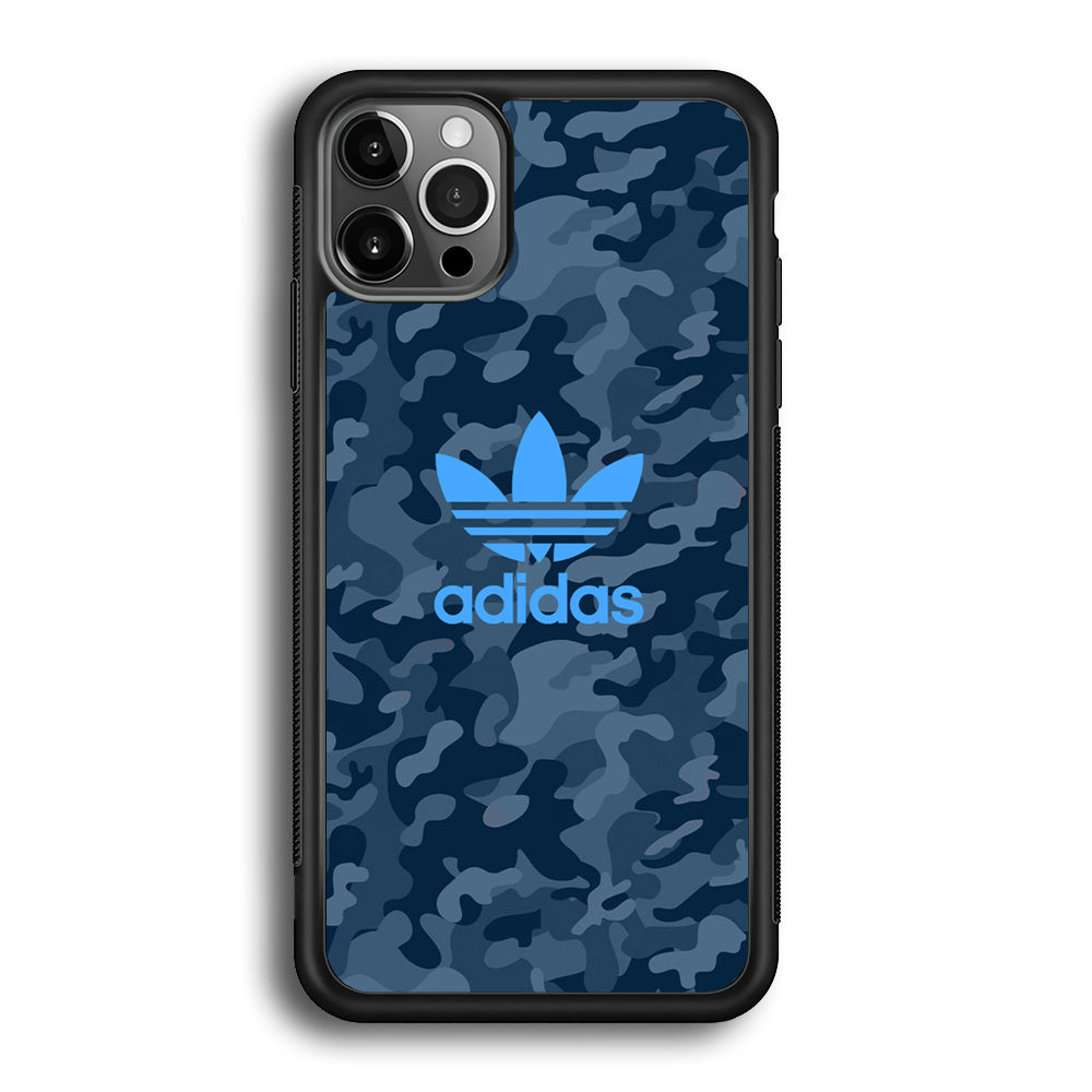 Adidas Blue Camo iPhone 12 Pro Case