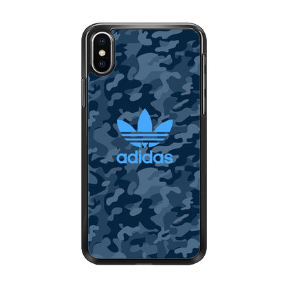 Adidas Blue Camo iPhone Xs Case