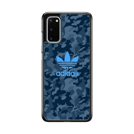Adidas Blue Camo Samsung Galaxy S20 Case