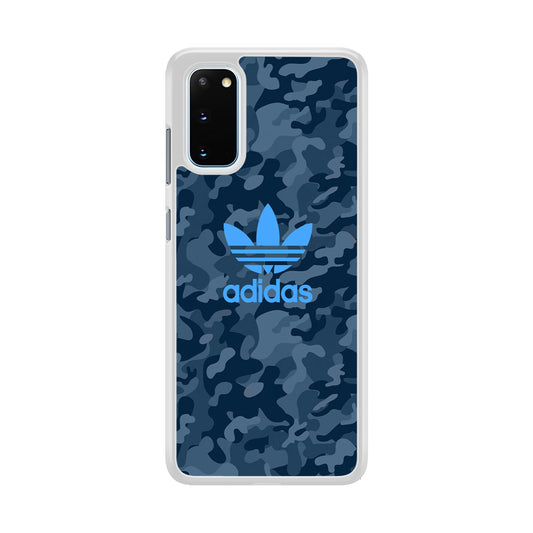 Adidas Blue Camo Samsung Galaxy S20 Case