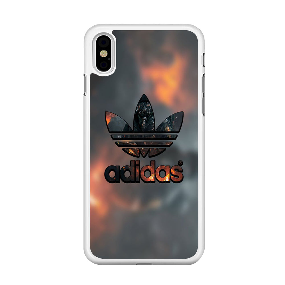 Adidas Blur Soldier Logo iPhone X Case