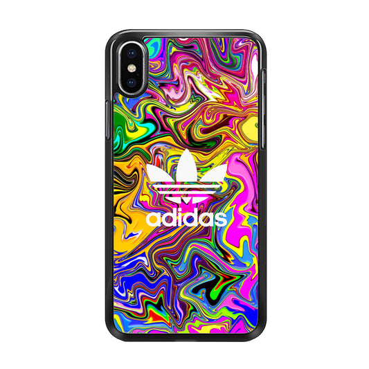 Adidas Liquid Color Melt iPhone Xs Case