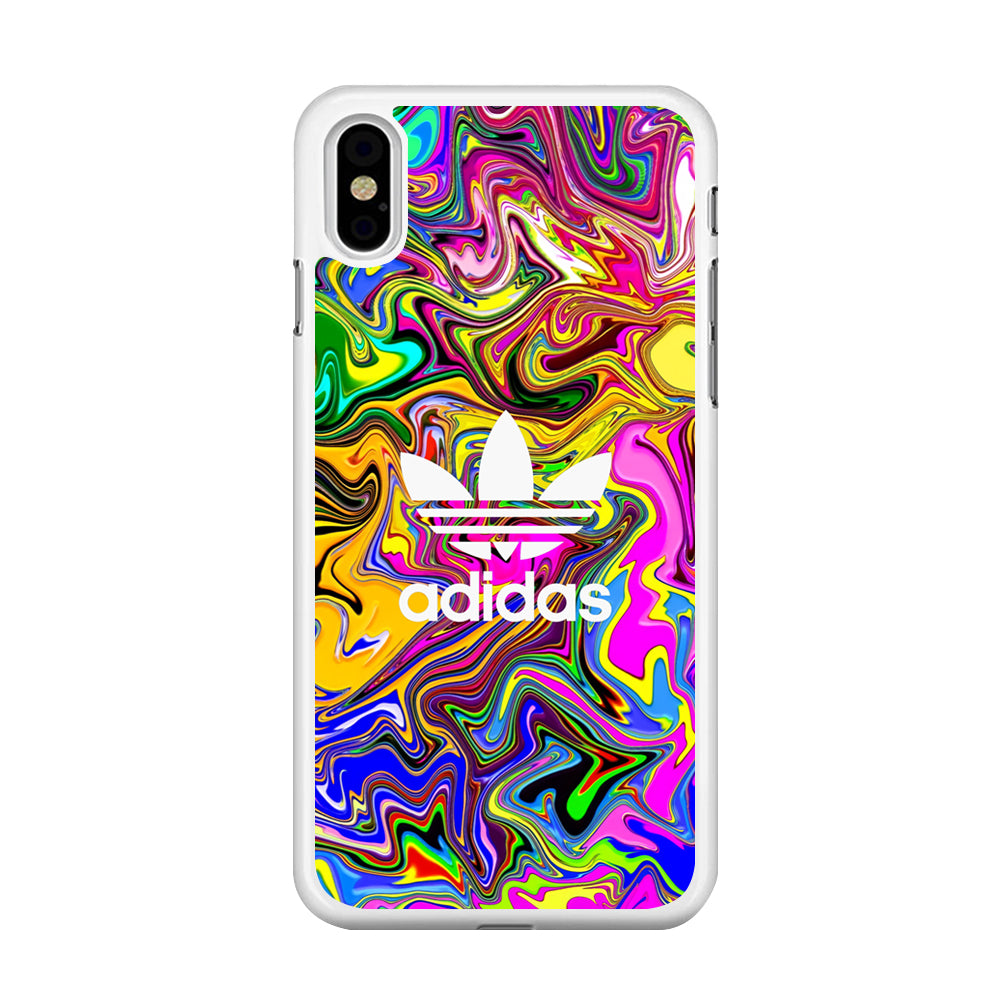 Adidas Liquid Color Melt iPhone Xs Case