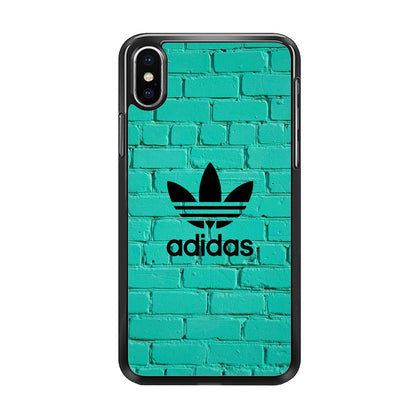 Adidas Mint Green Wall iPhone X Case