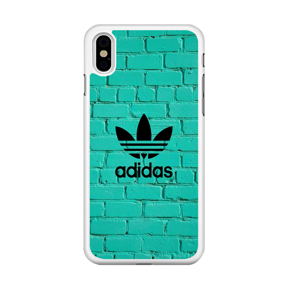 Adidas Mint Green Wall iPhone Xs Case