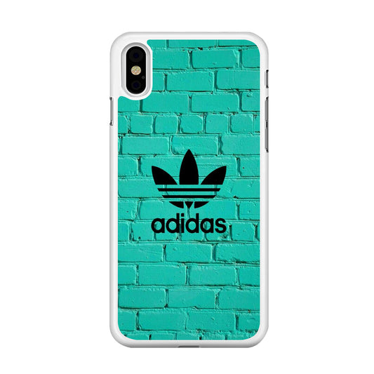 Adidas Mint Green Wall iPhone X Case