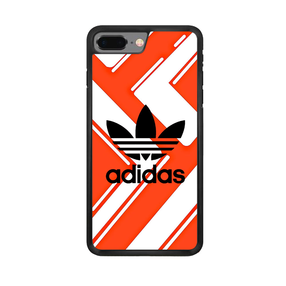 Adidas Pattern Orange iPhone 8 Plus Case