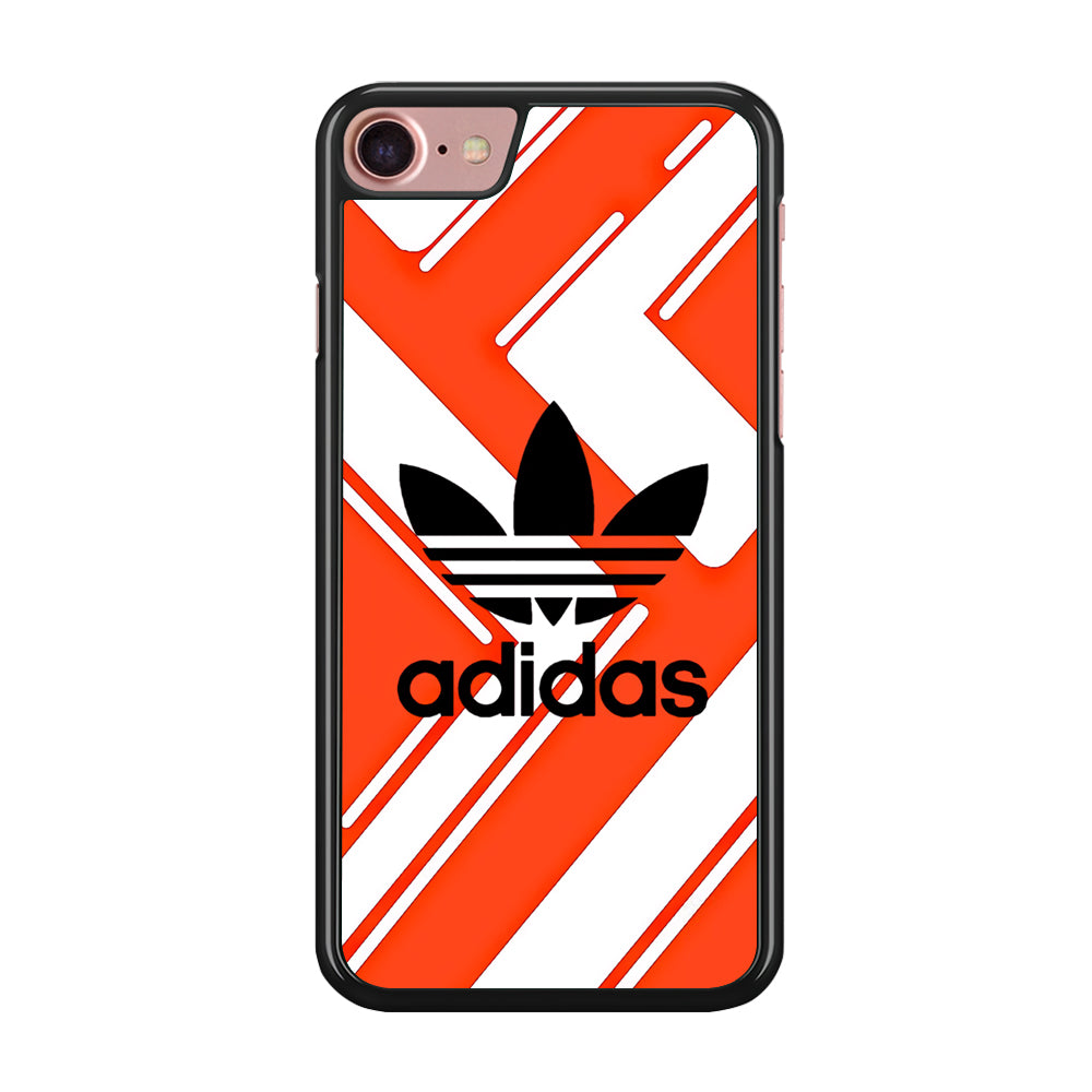 Adidas Pattern Orange iPhone 8 Case