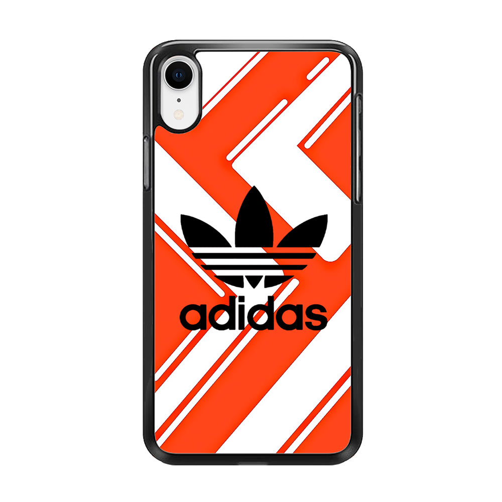 Adidas Pattern Orange iPhone XR Case