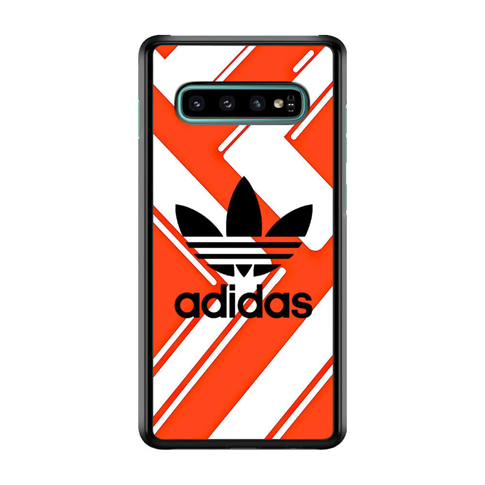 Adidas Pattern Orange Samsung Galaxy S10 Case
