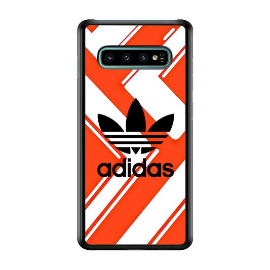 Adidas Pattern Orange Samsung Galaxy S10 Case