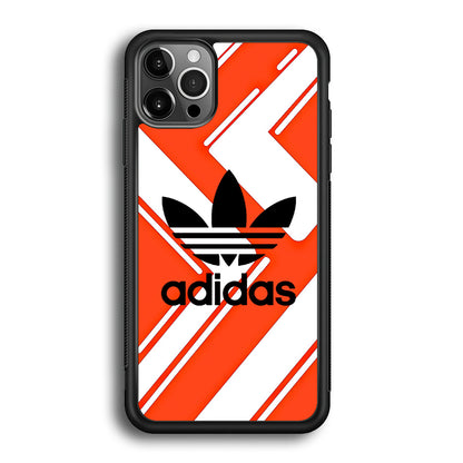 Adidas Pattern Orange iPhone 12 Pro Case