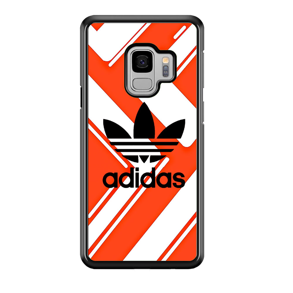 Adidas Pattern Orange Samsung Galaxy S9 Case