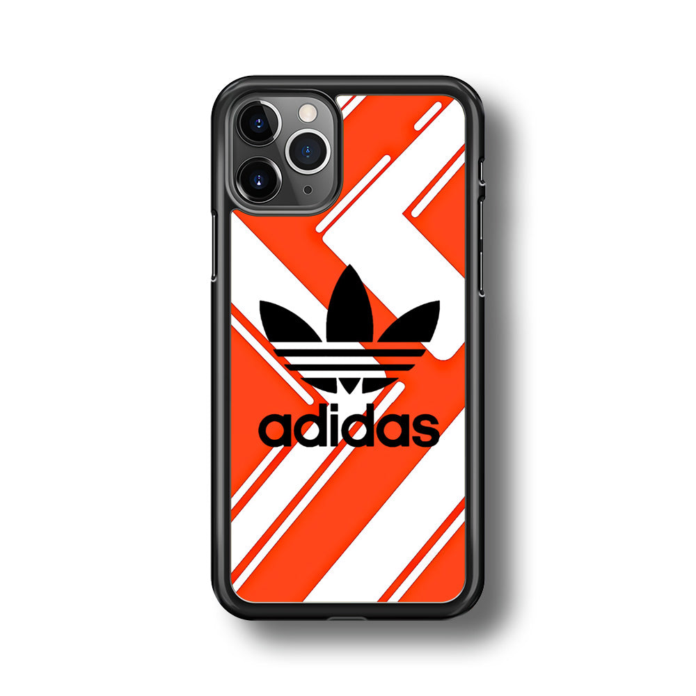 Adidas Pattern Orange iPhone 11 Pro Max Case