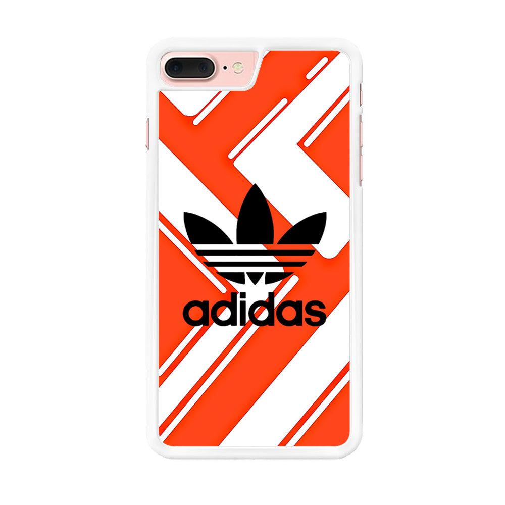 Adidas Pattern Orange iPhone 8 Plus Case