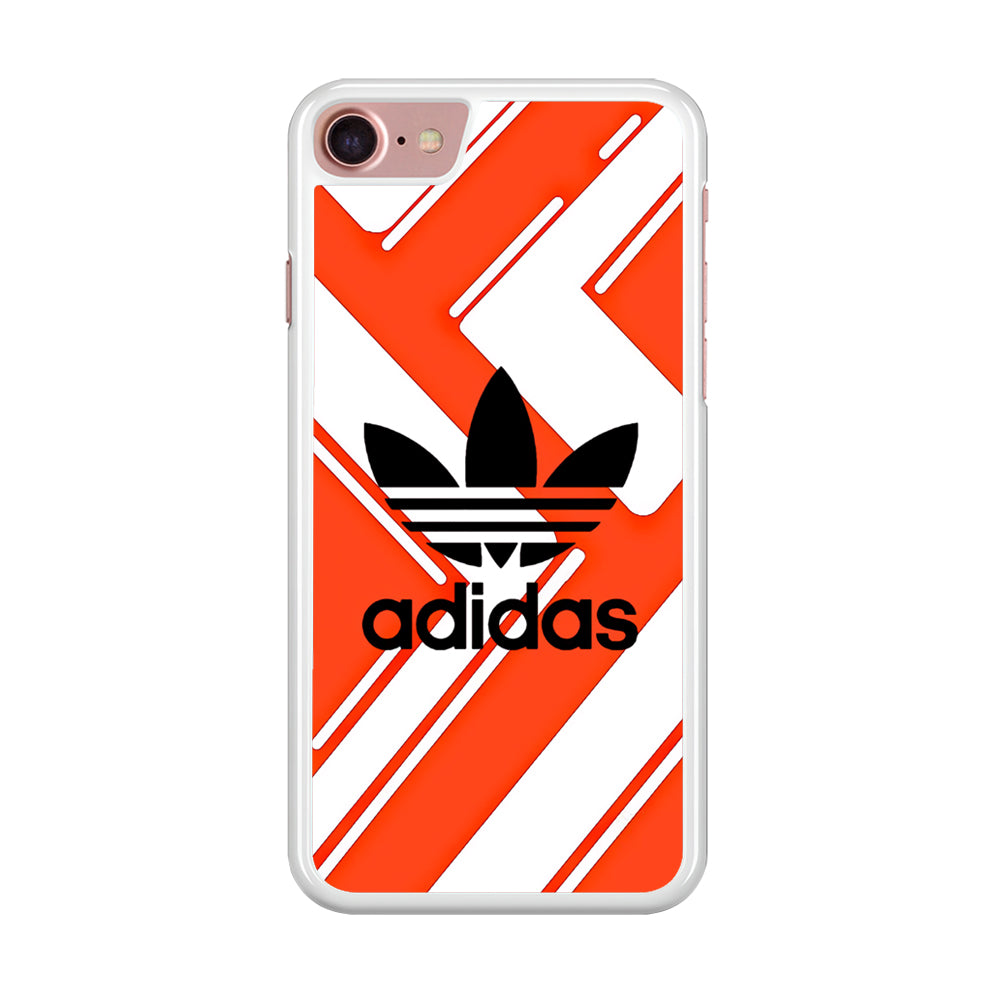 Adidas Pattern Orange iPhone 8 Case