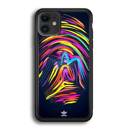 Adidas Rainbow Finger Print iPhone 12 Case