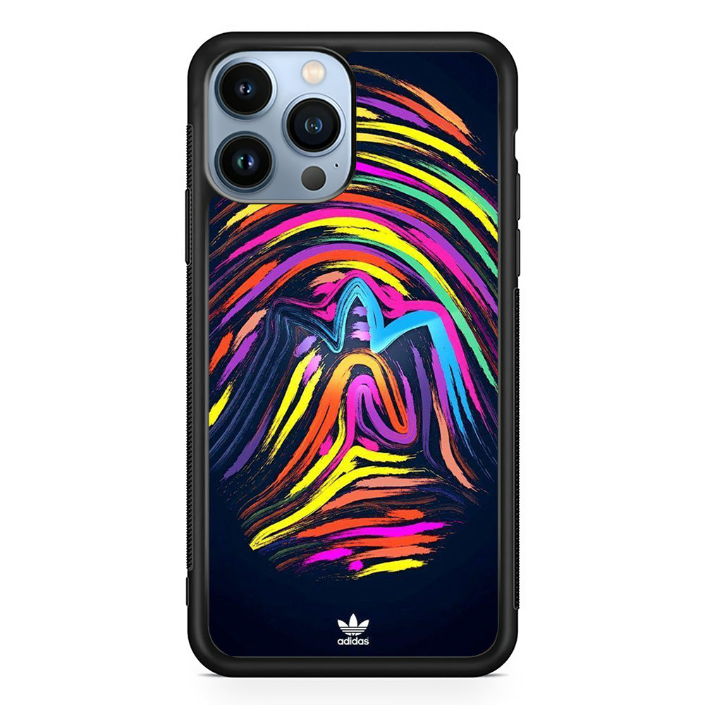 Adidas Rainbow Finger Print iPhone 13 Pro Case