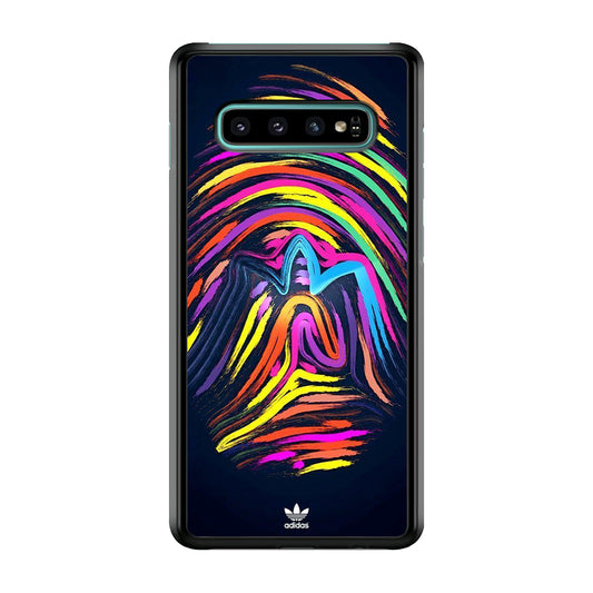 Adidas Rainbow Finger Print Samsung Galaxy S10 Plus Case