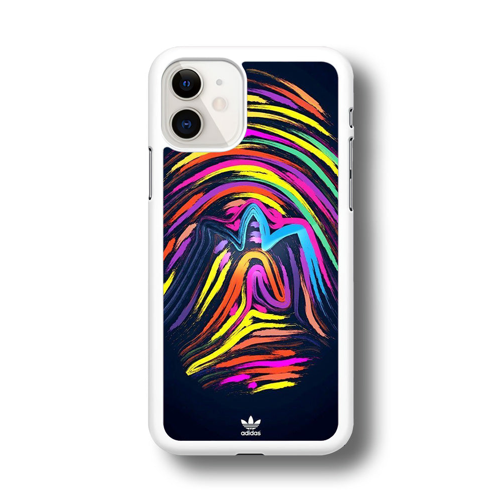 Adidas Rainbow Finger Print iPhone 11 Case