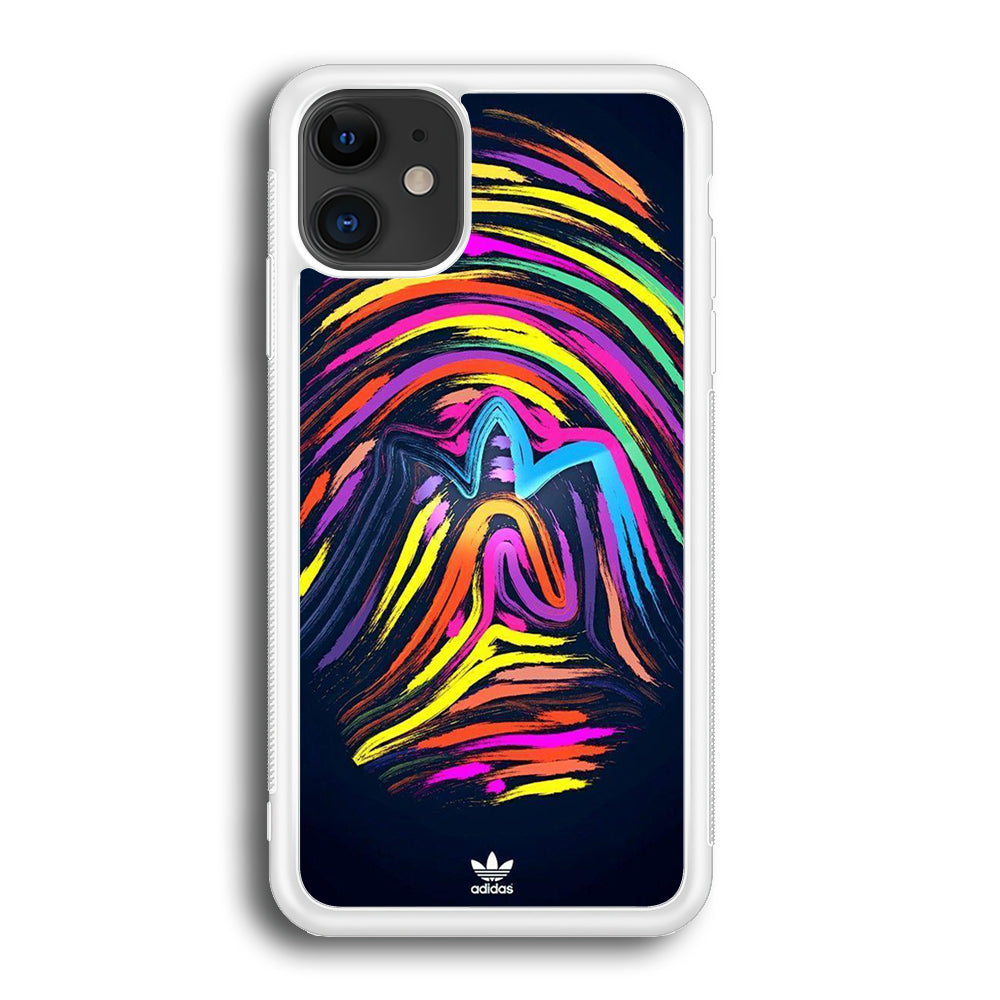 Adidas Rainbow Finger Print iPhone 12 Case