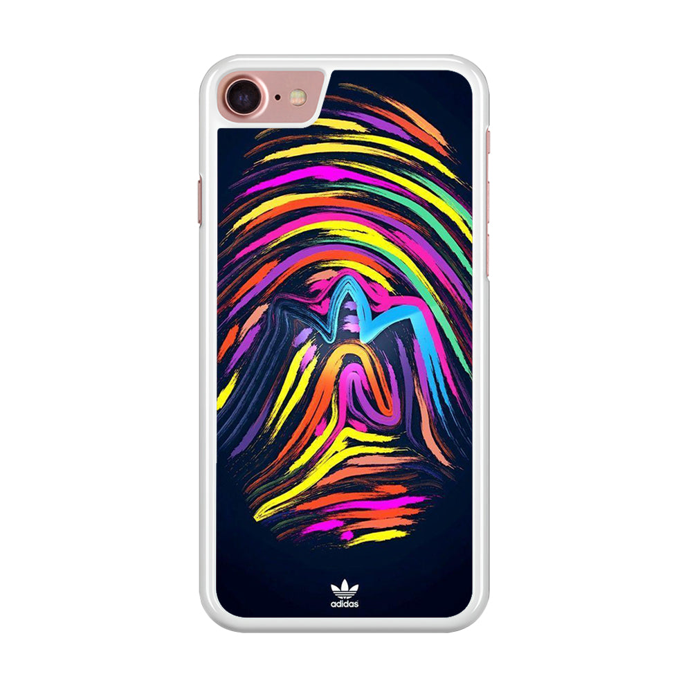 Adidas Rainbow Finger Print iPhone 8 Case