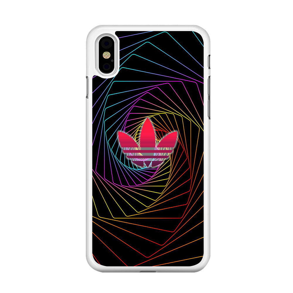 Adidas Rainbow Optical iPhone Xs Case