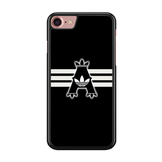 Adidas Royal Black Logo Stripe iPhone 7 Case