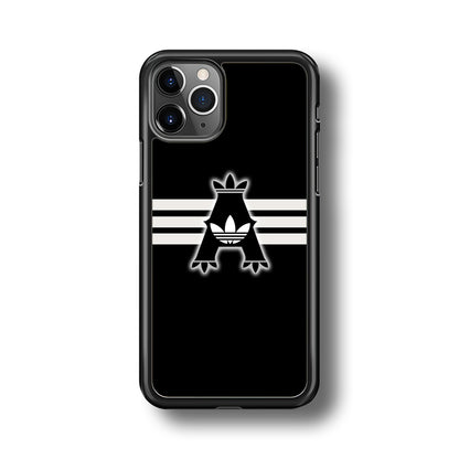 Adidas Royal Black Logo Stripe iPhone 11 Pro Max Case