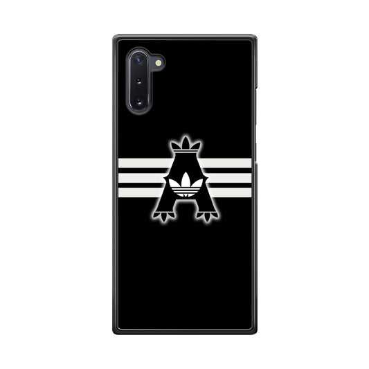 Adidas Royal Black Logo Stripe Samsung Galaxy Note 10 Case