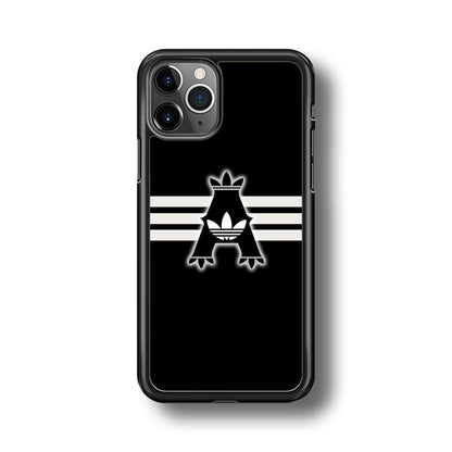 Adidas Royal Black Logo Stripe iPhone 11 Pro Case