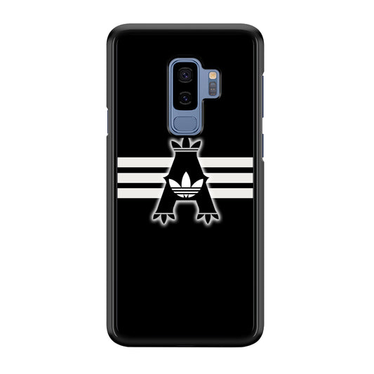 Adidas Royal Black Logo Stripe Samsung Galaxy S9 Plus Case